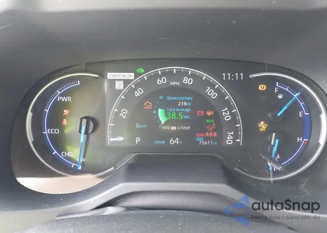 2019 Toyota Rav4 Hybrid Xse z USA, uszkodzony, nr VIN JTMEWRFV0KJ026624